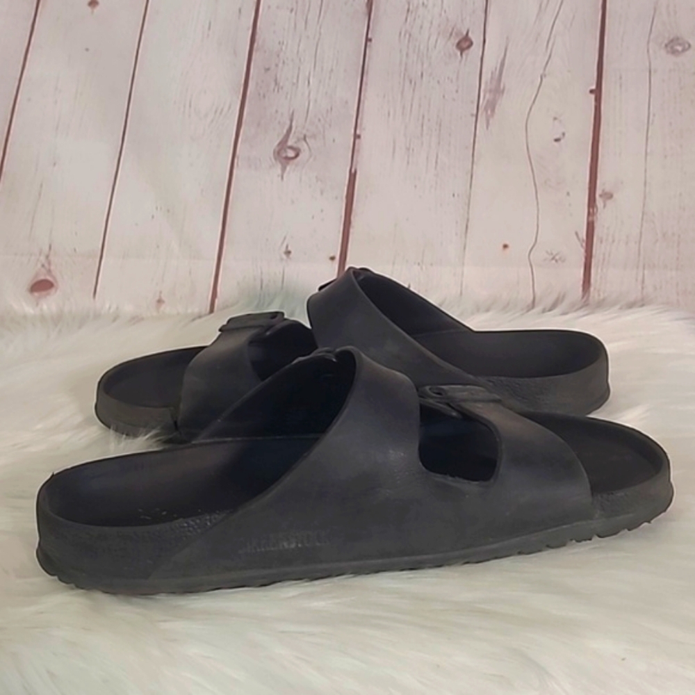 Birkenstock Gizeh Essentials Sandal Black Mens Size 45 / US 12 290 NEEDS REPAIR - Picture 12 of 16